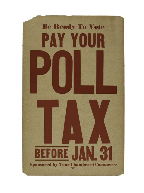 why were poll taxes enacted